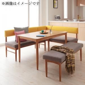 スーパSALE10倍＆4時間限定10％OFF ダイニングセット（テーブル&ソファ ベンチ） 選べるカバーリング ミックスカラーソファベンチ リビングダイニングセット 5人 4点セット(テーブル+ソファ1脚+アームソファ1脚+ベンチ1脚) W150 組立設置付