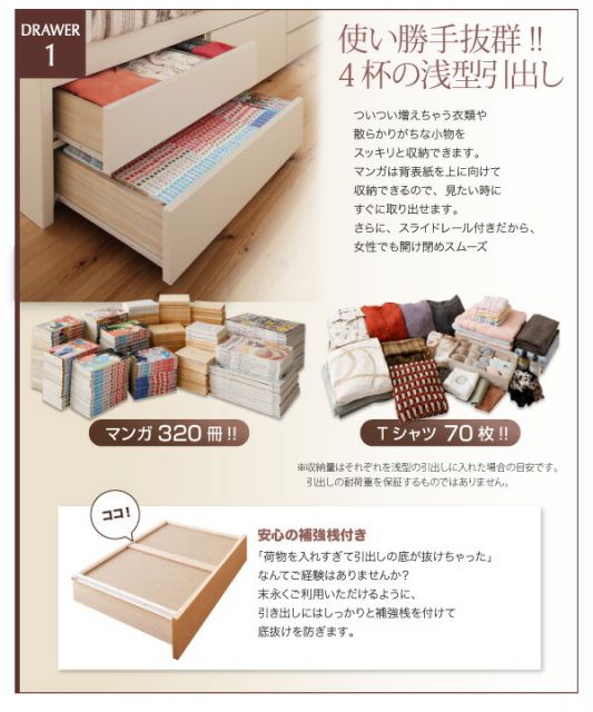 スーパSALE10倍＆4時間限定10％OFF すのこベッド すのこ ベッド シングルベッド ベッドフレーム ベット 収納 収納付き 収納ベッド 跳ね上げ 跳ね上げベッド おしゃれ 薄型プレミアムボンネルコイルマットレス付き セミダブル 組立設置付
