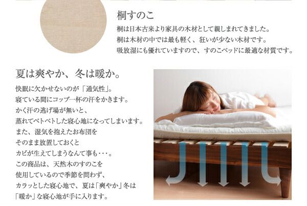 スーパSALE10倍＆4時間限定10％OFF モダンライト・コンセント付きすのこベッド プレミアムポケットコイルマットレス付き ダブル 組立設置付