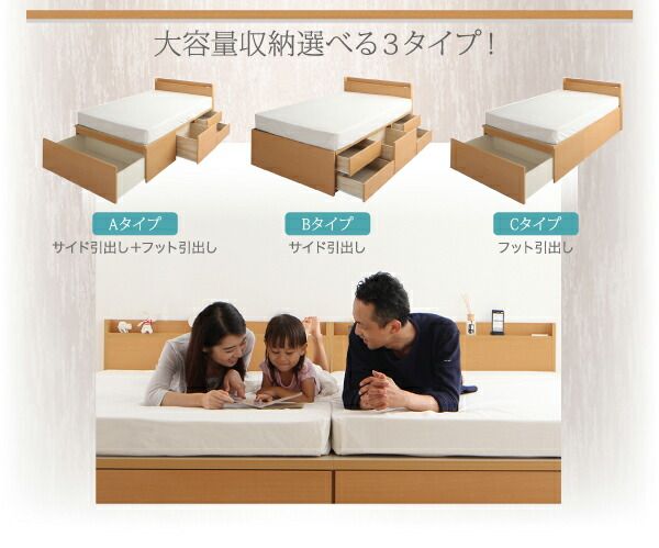 スーパSALE10倍＆4時間限定10％OFF 収納付きベッド シングルベッド セミダブルベッド 収納 収納付き 収納ベッド 大容量 収納ボックス 布団 敷き布団 ベッドフレームのみ B+B ワイドK200 組立設置付