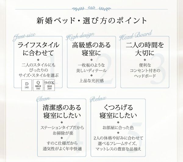 スーパSALE10倍＆4時間限定10％OFF 棚・コンセント付きデザインすのこベッド プレミアムポケットコイルマットレス付き クイーン(SS×2) 組立設置付