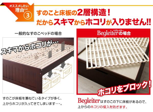 スーパSALE10倍＆4時間限定10％OFF すのこベッド すのこ ベッド シングルベッド ベッドフレーム ベット 収納 収納付き 収納ベッド 跳ね上げ 跳ね上げベッド おしゃれ 縦開き ヘッド付き シングル 深さグランド 組立設置付