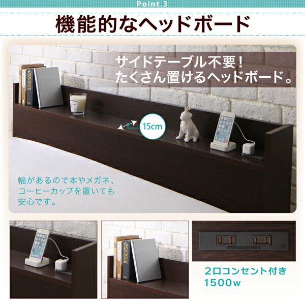 スーパSALE10倍＆4時間限定10％OFF ベッド ダブルベッド ダブル ベット シングルベッド セミダブルベッド ダブルベッド ベッドフレーム マットレス付き 収納付き 収納 収納ベッド グレー 薄型抗菌国産ポケットコイルマットレス付き シングル 組立設置付