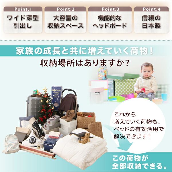 スーパSALE10倍＆4時間限定10％OFF ベッド ダブルベッド ダブル ベット シングルベッド セミダブルベッド ダブルベッド ベッドフレーム マットレス付き 収納付き 収納 収納ベッド グレー 薄型抗菌国産ポケットコイルマットレス付き シングル 組立設置付
