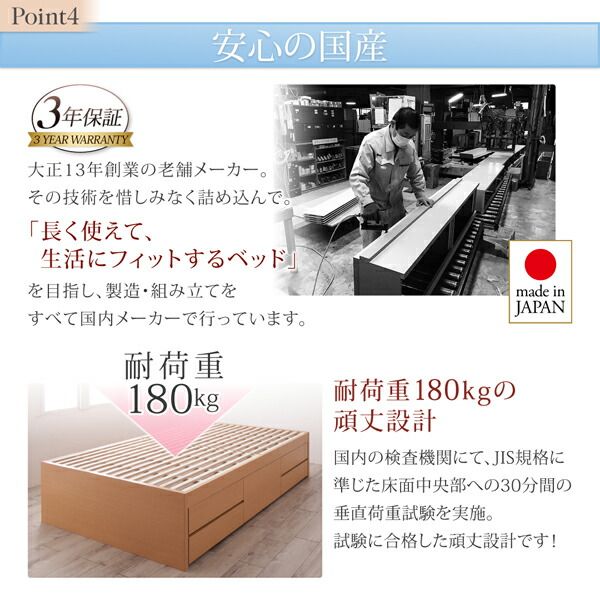 スーパSALE10倍＆4時間限定10％OFF すのこベッド すのこ ベッド シングルベッド ベッドフレーム ベット 収納 収納付き 収納ベッド 跳ね上げ 跳ね上げベッド おしゃれ 薄型プレミアムポケットコイルマットレス付き セミダブル 組立設置付