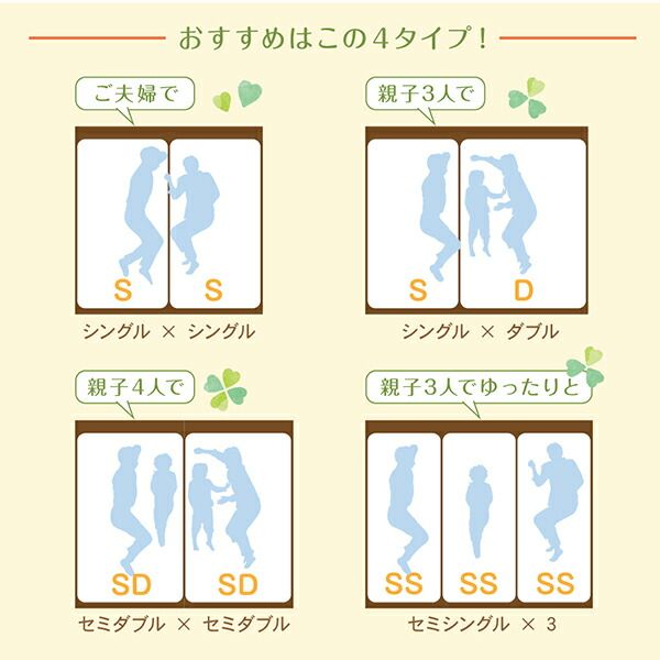 スーパSALE10倍＆4時間限定10％OFF 棚・コンセント・ライト付き大型モダンフロア連結ベッド スタンダードポケットコイルマットレス付き キング(SS+S) 組立設置付