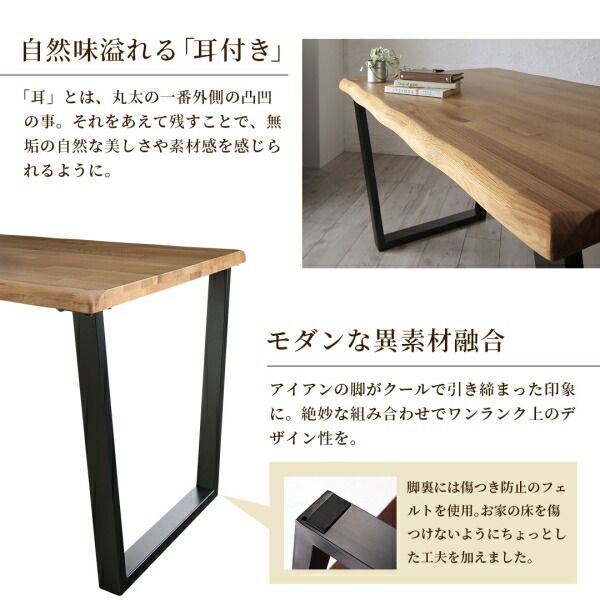 スーパSALE10倍＆4時間限定10％OFF ダイニングセット（テーブル&チェア） 天然木オーク無垢材の高級デザイナーズダイニング 2人 3点セット(テーブル+チェア2脚) W120 組立設置付