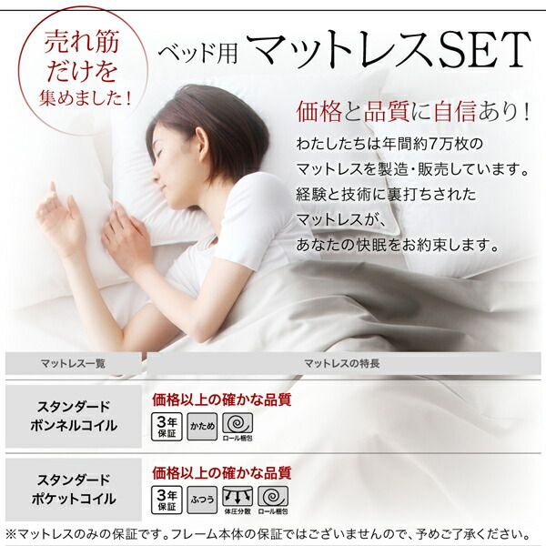 スーパSALE10倍＆4時間限定10％OFF すのこベッド すのこ ベッド シングルベッド ベッドフレーム ベット 収納 収納付き 収納ベッド 跳ね上げ 跳ね上げベッド おしゃれ スタンダードポケットコイルマットレス付き シングル 深さラージ 組立設置付