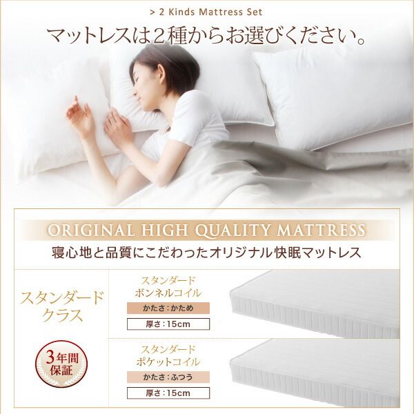 スーパSALE10倍＆4時間限定10％OFF すのこ構造 脚付きマットレス ボトムファミリーベッド スタンダードボンネルコイルマットレス付き ワイドK200 組立設置付