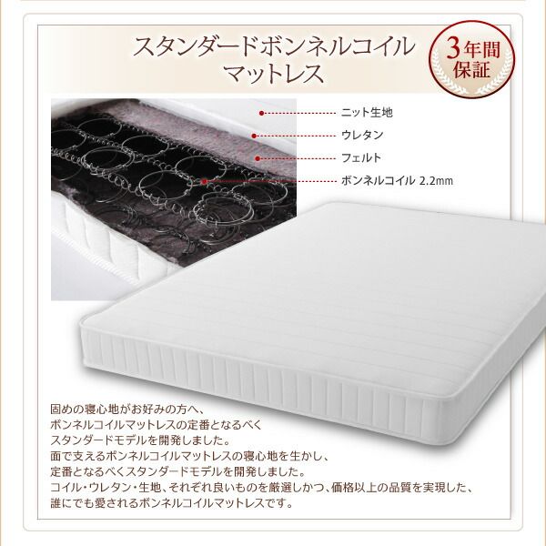 スーパSALE10倍＆4時間限定10％OFF すのこ構造 脚付きマットレス ボトムファミリーベッド スタンダードボンネルコイルマットレス付き ワイドK200 組立設置付