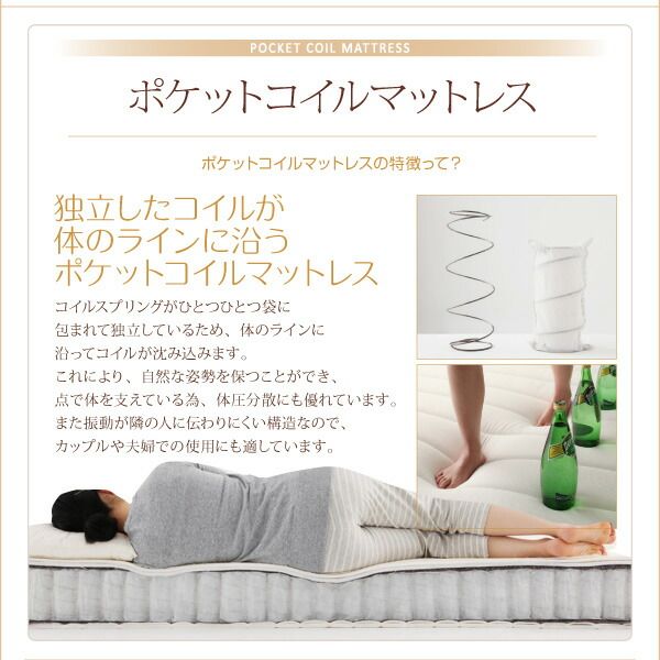スーパSALE10倍＆4時間限定10％OFF すのこ構造 脚付きマットレス ボトムファミリーベッド スタンダードボンネルコイルマットレス付き ワイドK240(SD×2) 組立設置付