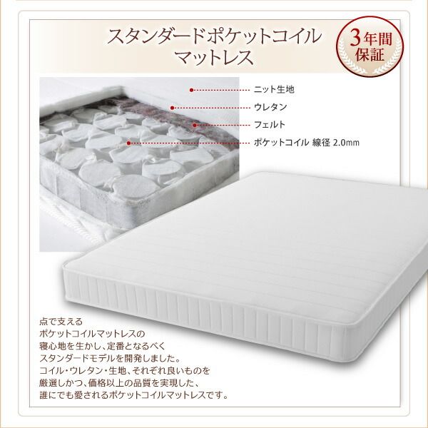 スーパSALE10倍＆4時間限定10％OFF すのこ構造 脚付きマットレス ボトムファミリーベッド スタンダードボンネルコイルマットレス付き ワイドK240(SD×2) 組立設置付
