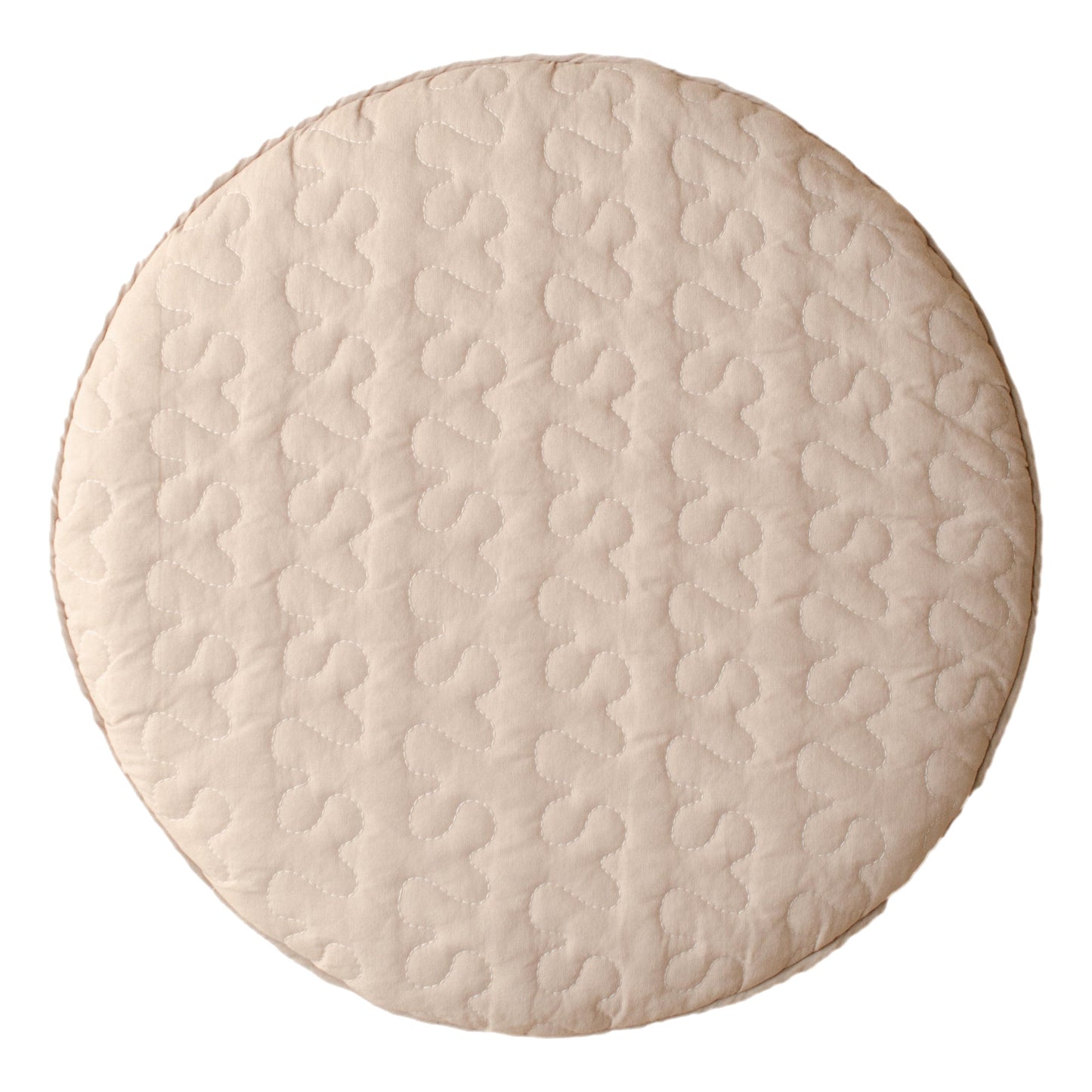 綿100％生地　イブル　チェアパッド　チェアカバー　チェアクッション　円形直径35cm／正方形40cm角