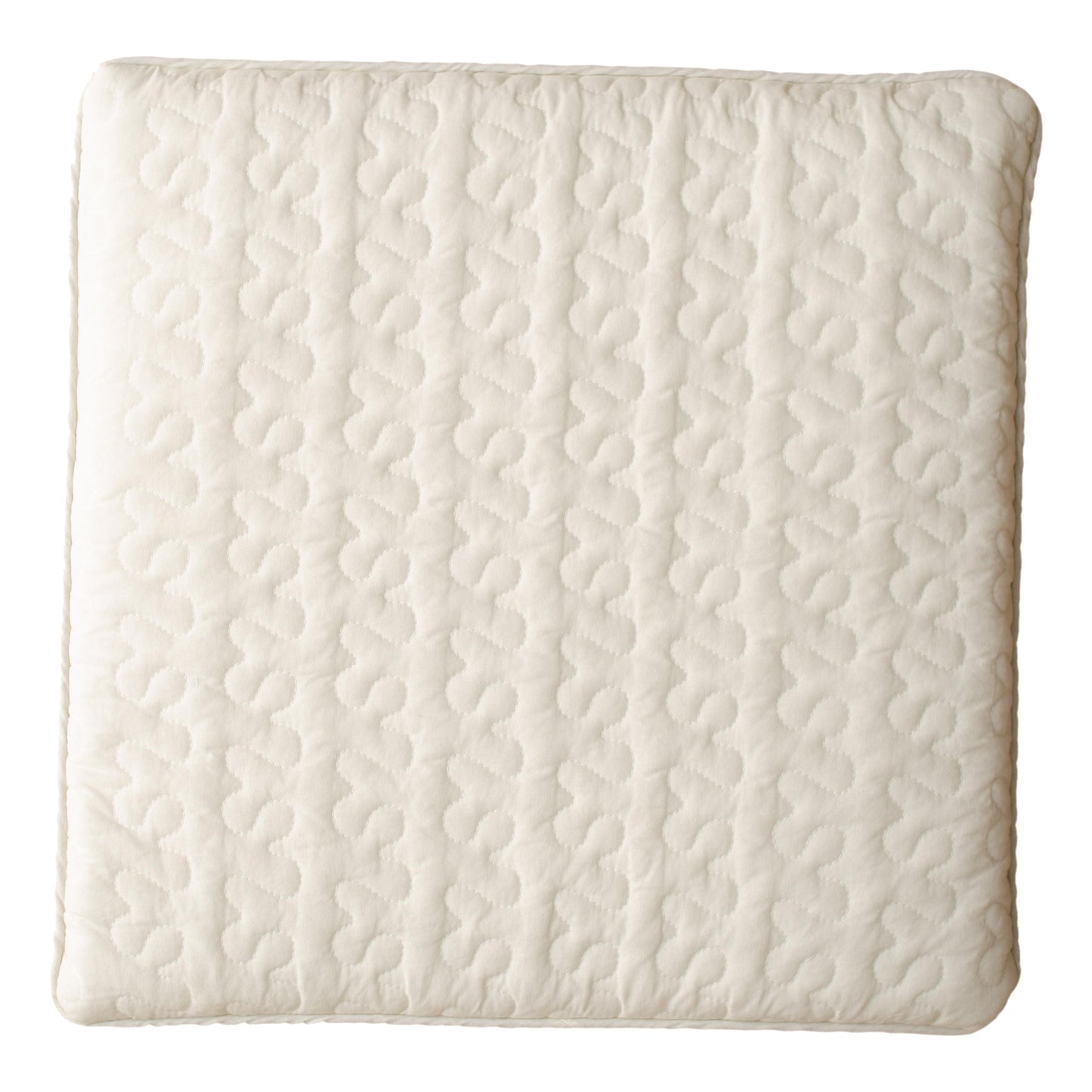 綿100％生地　イブル　チェアパッド　チェアカバー　チェアクッション　円形直径35cm／正方形40cm角