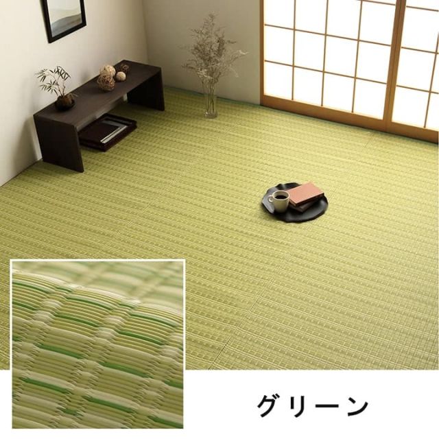 洗える カーペット ダイニング ラグ 敷詰 丈夫 日本製 国産 除菌スプレー対応 ござ アウトドア ペット 団地間2畳（約170×170cm）