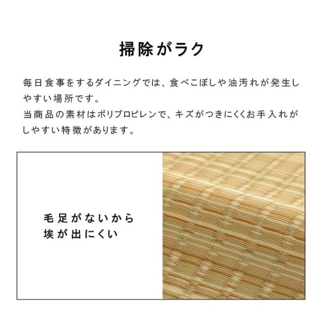 洗える カーペット ダイニング ラグ 敷詰 丈夫 日本製 国産 除菌スプレー対応 アウトドア ペット 本間3畳（約191×286cm）