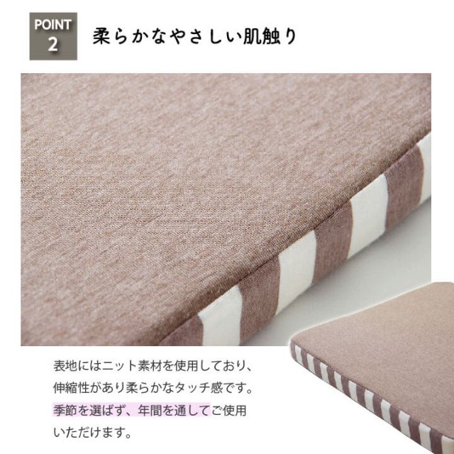 クッション 低反発  無地 シート 『エルマー』 約40×40cm（中=低反発ウレタン40mm）