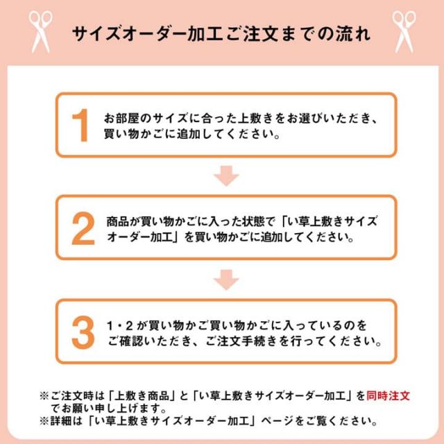 い草 上敷き カーペット 制菌 抗菌防臭 消臭 小林製薬KOBA-GUARD  江戸間3畳(約176×261cm）