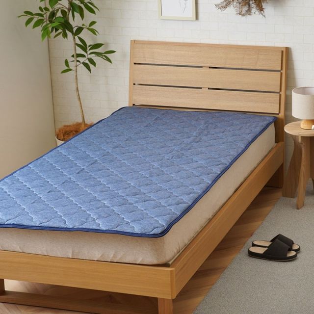 スーパSALE10倍＆4時間限定10％OFF 寝具 枕パッド  洗える 冷感 涼感 接触冷感  メッシュ 通気性 約47×58cm