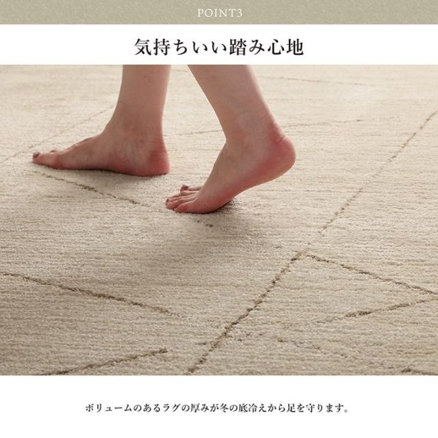 モルドバ製 ウィルトン織り カーペット 柔らかタッチ 約160×230cm