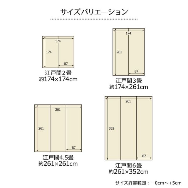 い草ラグ 裏ばり 花ござ カーペット ラグ 2畳 ギャッベ(ギャベ)柄 抗菌防臭 消臭 江戸間2畳 (約174×174cm） 裏:不織布