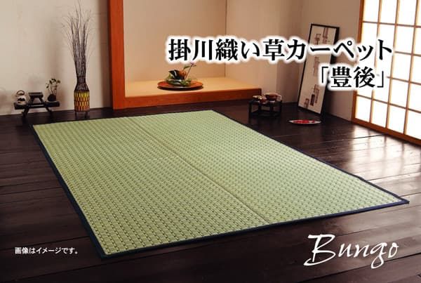 掛川織 い草カーペット 『豊後』 江戸間2畳(約174×174cm）