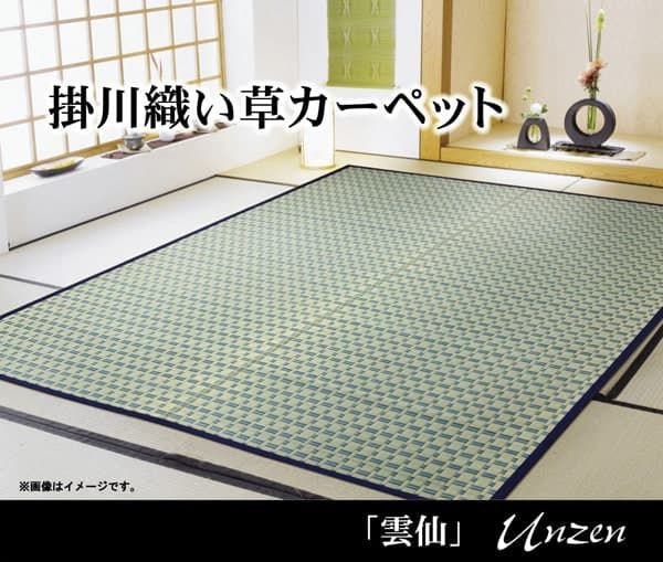 掛川織 い草カーペット 『雲仙』 江戸間3畳(約174×261cm)