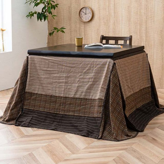 ハイタイプ用 こたつ上掛けカバー カバー   長方形 洗えるベージュ 約235×275cm