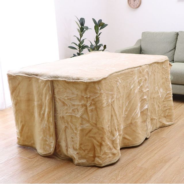 ハイタイプ（高脚）用 こたつ中掛け毛布 洗える 『ハイタイプ中掛（BOX）』 約90×135×65cm ボックスタイプ