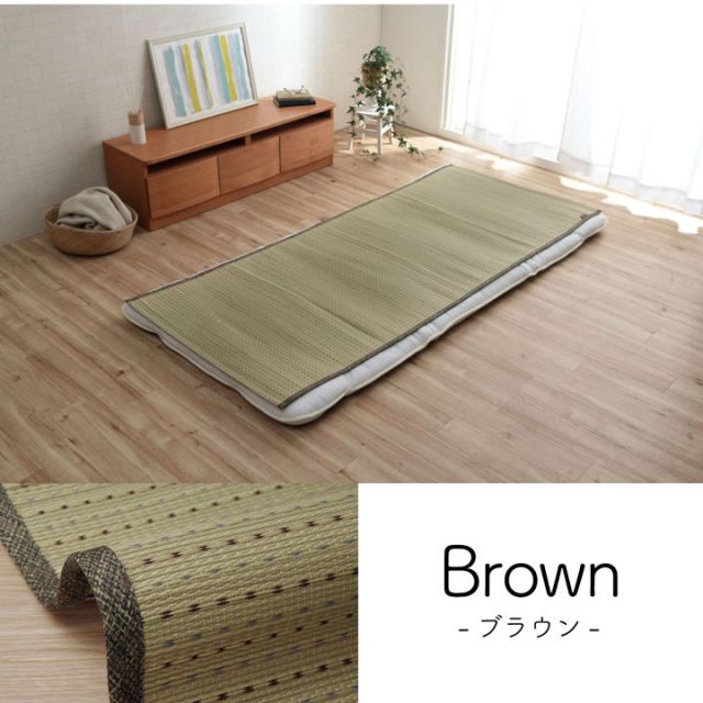 スーパSALE10倍＆4時間限定10％OFF 敷きパッド シーツ 消臭 涼しい い草 抗菌防臭 消臭 シンプル 小林製薬コバガード使用 約88×200cm シングル