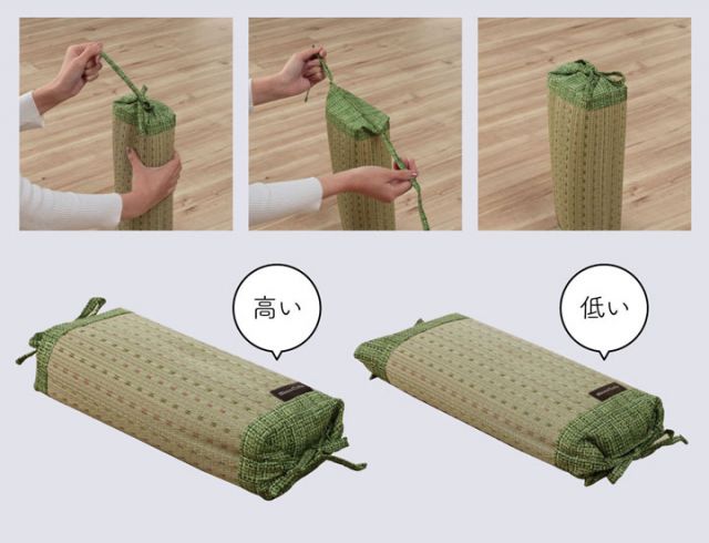 スーパSALE10倍＆4時間限定10％OFF 枕 まくら い草 高さが調整できる 抗菌防臭 消臭 シンプル 小林製薬コバガード使用 約30×15cm