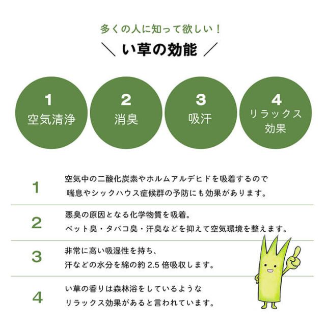 枕 まくら い草 高さが調整できる さらさら 消臭 シンプル 無地 平枕 約50×30cm