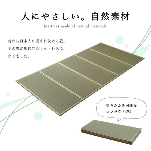 い草 ユニット 畳 軽量 抗菌防臭 消臭 防音 断熱性 お手入れ 簡単 楽 収納 便利 約100×200cm