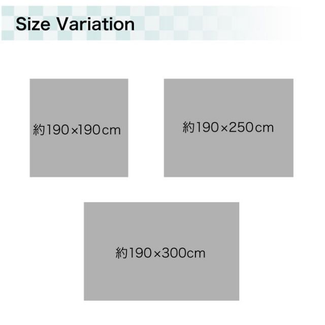 ラグ い草 撥水 滑り止め 不織布 格子柄 シンプル カジュアル 抗菌防臭 約190×300cm