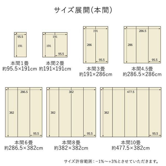 洗える ござ 日本製 国産 カーペット 丈夫 除菌スプレー対応 敷詰 ラグ 敷物 アウトドア レジャー ペット 江戸間8畳（約348×352cm）