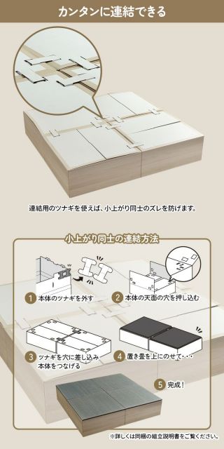 畳 ユニット 置き畳 小上がり 和室 和モダン 段ボール 畳ベッド 畳ベンチ 1組セット エコ 軽量 簡単 70×70×29.5cm