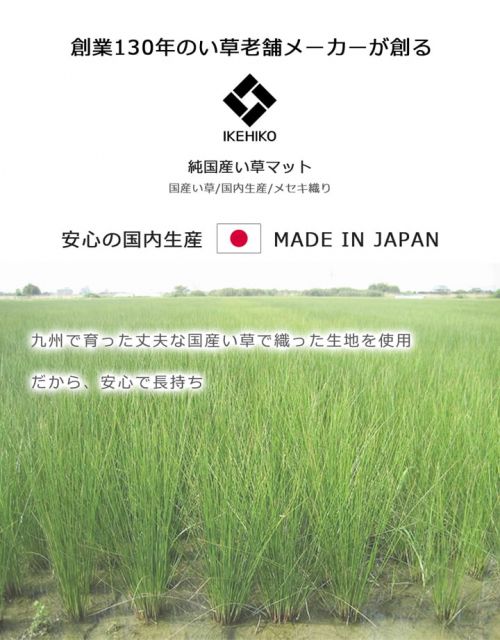 純国産 フリーーマット 『ことり』 約70×120cm (中材:固綿15mm)