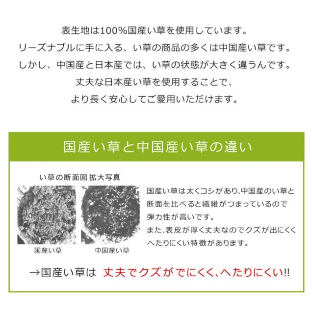 純国産 フリーーマット 『ことり』 約70×120cm (中材:固綿15mm)