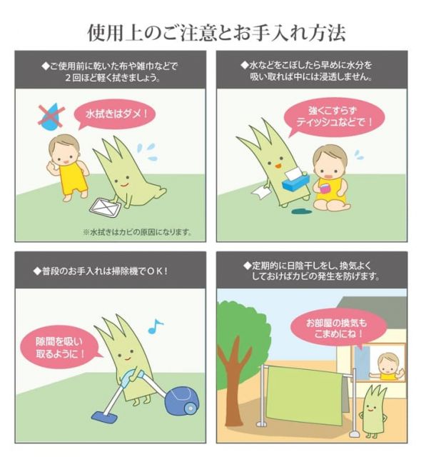 純国産 い草 上敷き カーペット 双目織 『松』 本間3畳(約191×286cm）