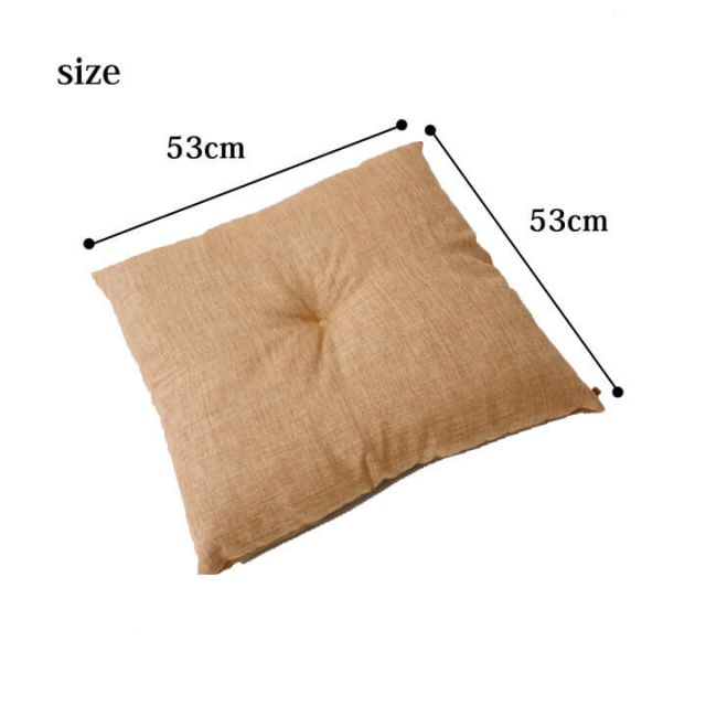 クッション 日本製 リビング用 シート 無地 シンプル 約50×50cm