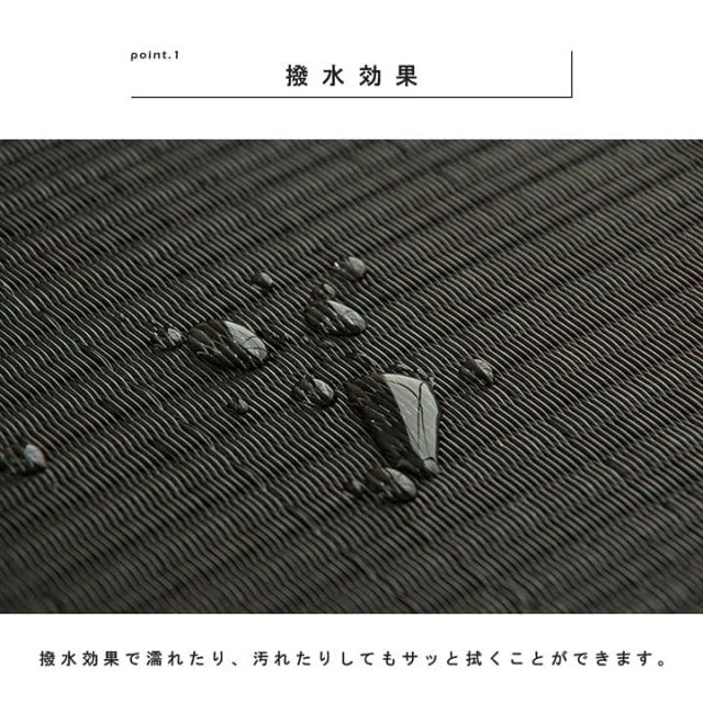 日本製 水拭きできる ポリプロピレン 置き畳 ユニット畳 シンプル 約70×70cm 単品