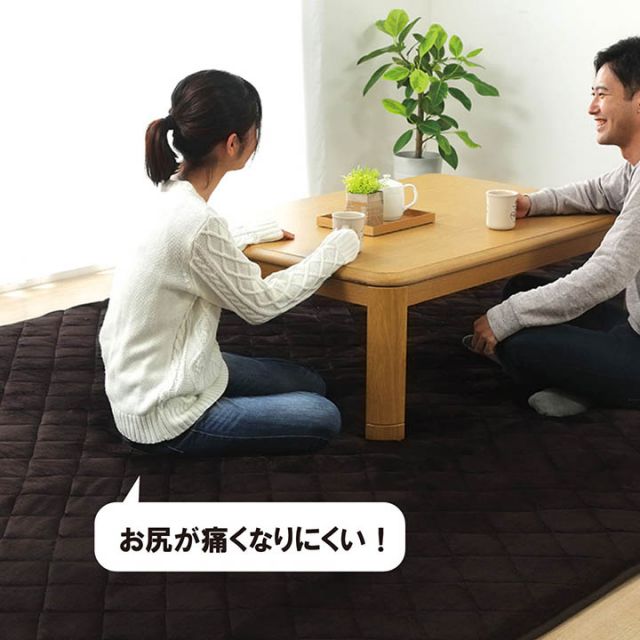 ラグ こたつ敷き布団 長方形 大きい 幅広ラグ 約220×360cm