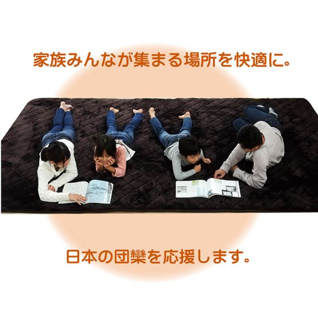 ラグ こたつ敷き布団 長方形 大きい 幅広ラグ 約220×400cm