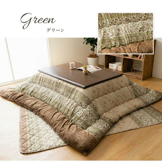 こたつ布団 単品 ふっくら 日本製 エレガンス調 約205×245cm