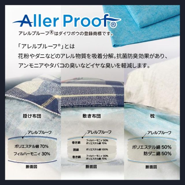 スーパSALE10倍＆4時間限定10％OFF 寝具 洗える 抗菌防臭 防ダニ 消臭 組布団 6点セット 東洋紡フィルハーモニー アレル物質を吸着分解 カバー付き 日本製 セミダブルロング ソフィア掛け約170×210cm 敷き約120×210cm