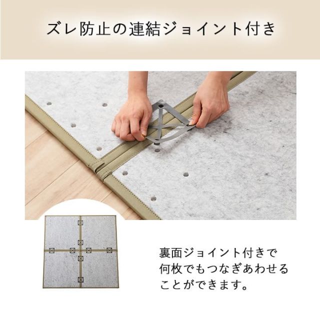 スーパSALE10倍＆4時間限定10％OFF 置き畳 ユニット畳 い草 低反発 消臭 抗菌防臭 無地 約82×82×2.3cm 6P 6枚組