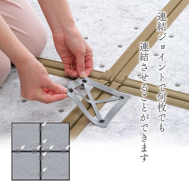 スーパSALE10倍＆4時間限定10％OFF 置き畳 ユニット畳 システム畳 国産 日本製 低反発ウレタン 約82×82×2.3cm 単品
