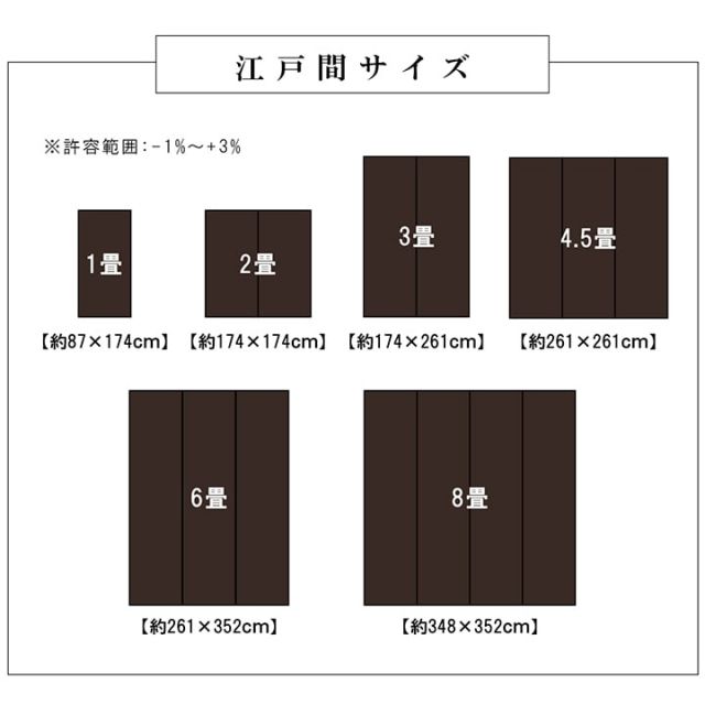 ラグ 洗える カーペット ダイニング ラグ 敷詰 丈夫 日本製 国産 除菌スプレー対応 モダン 市松 ござ アウトドア ペット 本間4.5畳（約286.5×286cm）