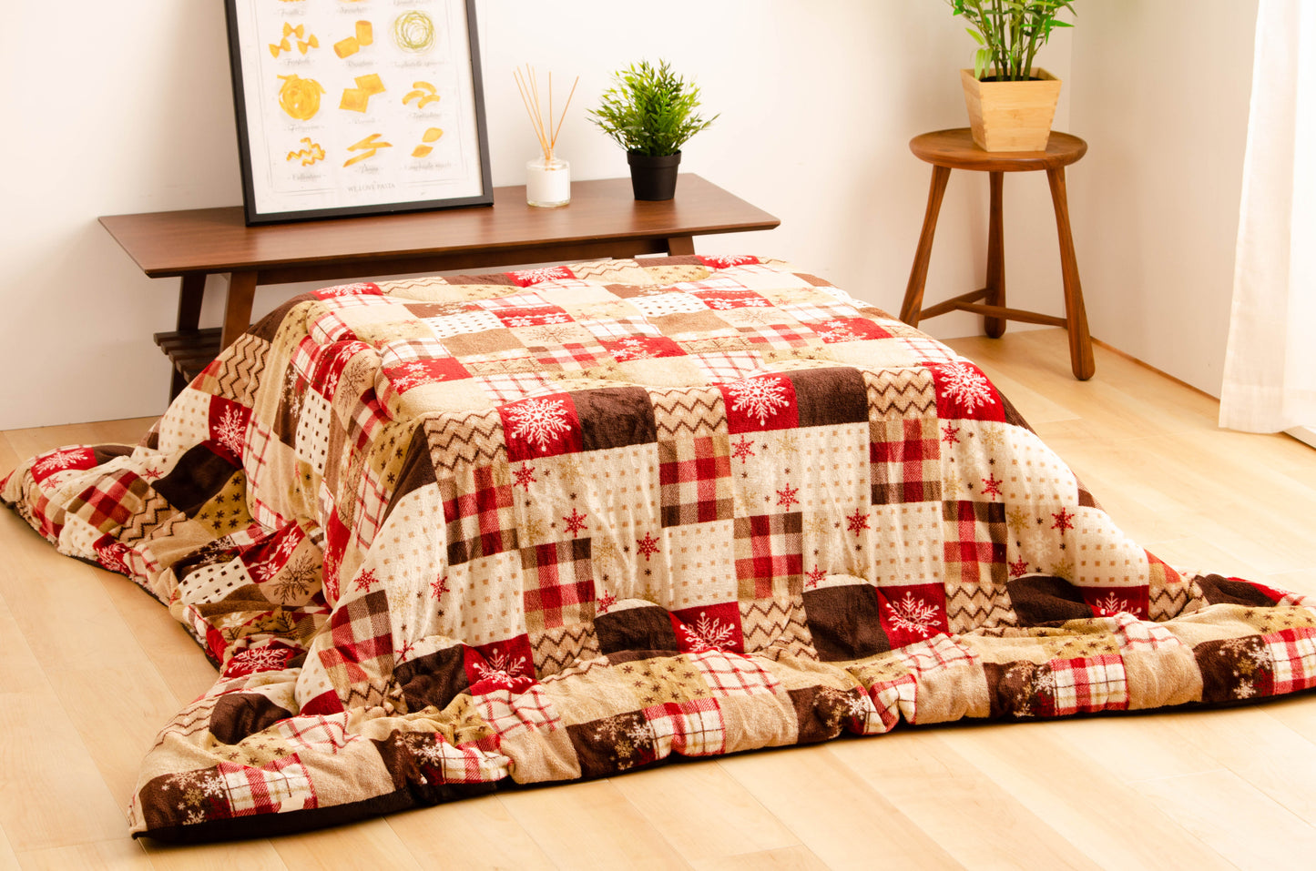 フランネルあったかこたつ掛布団　| 正方形190x190cm