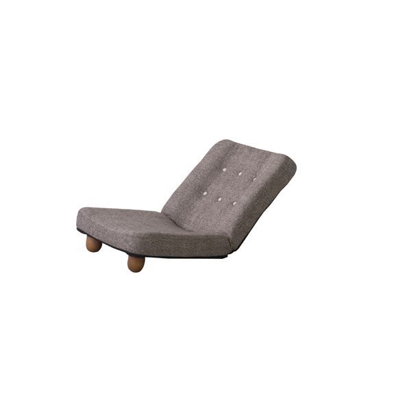 スーパSALE10倍＆4時間限定10％OFF 座椅子 パーソナルチェア 約幅65cm ブラウン 脚付き 14段リクライニング スチール 木製 SMART スマート リビング ダイニング イス・チェア 座椅子